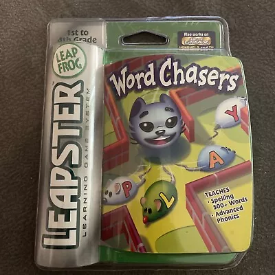 NEW Leapster Arcade Word Chasers - Cat & Mouse Electronic Educational Game 500+  • $20