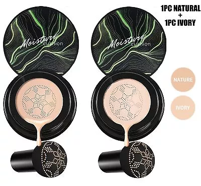 2× Air Cushion CC BB Cream Concealer  Mushroom Head Foundation Moisturizing US • $12.23