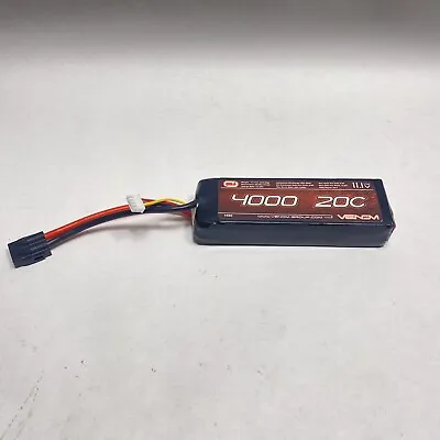 Venom 20C 11.1v 4000mAh 3S LiPo Battery Deans Plug T Connector 1580 • $36.99