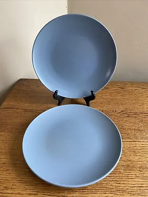 SET OF 2 IKEA 219 63 Grey Gray 8-3/4  Luncheon Salad Plates • $11.99