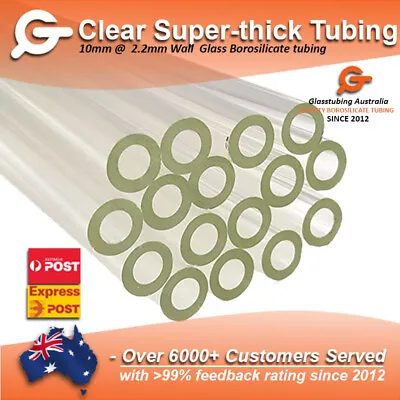 Glass Tubing - Cheapest Glass Tubes AUS - Pyrex Borosilicate 3.3 Glass Blowing • $291.44