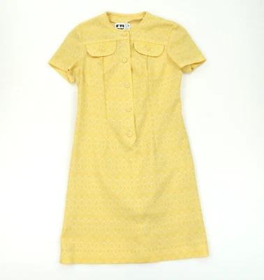 £23.96 • Buy Vintage 60's Scooter Mod Dress GoGo SZ 10 (W271)