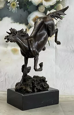 Bronze Sculpture Hand Made Statue Animal Signed Original Milo Horse Figurine  • $349