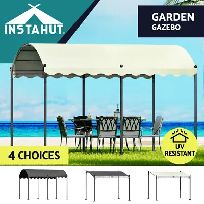 Instahut Gazebo Outdoor Iron Marquee Art Gazebos Party Wedding Event Tent Canopy • $239.95