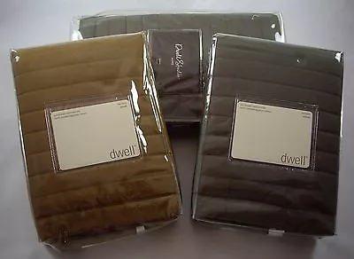 Nwt Luxary Dwell Studio Quilted Sham 100% Combed Egyptian Cotton 320 Tc Percale • $15.99