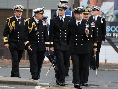 RN Naval Jacket Class I & III Double-breasted Blazer British Navy Anchor Buttons • £20.69