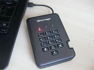 £319.99 • Buy IStorage DiskAshur PRO2 HDD 5TB - Secure Portable Encrypted Hard Drive. 