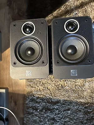 Q Acoustics 2010i Graphite Bookshelf Speakers • £75