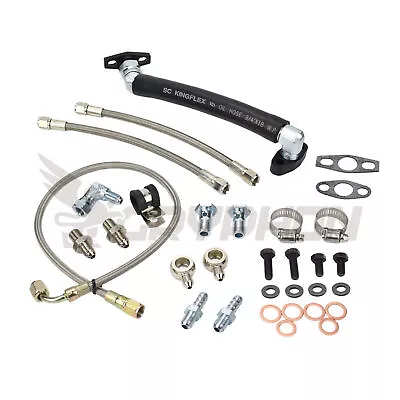 Turbo Oil Water Line Kit MAZDA MAZDASPEED MS3 MS6 CX-7 AXELA MPS MZR 2.3L K0422 • $115.16