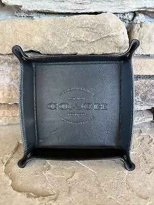 Vintage COACH Leather Valet Tray Organizer For Men 1990's • $119.99