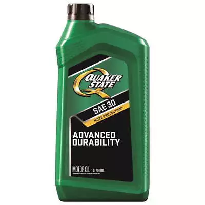 Quaker State Premium Advanced Motor Oil Conventional 30W HD Motor Oil 1 Quart • $15.03