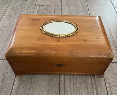 Vintage McGraw New York Cedar Wooden Box 12  X 8  X 4  • $5