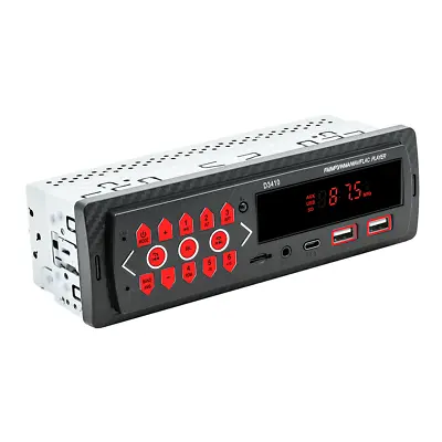 Single 1DIN Car Stereo Radio Bluetooth USB FM MP3 Player With Wiring Protection • $23.71