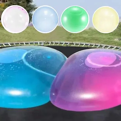 Firm Big Balloons Inflatable Super Soft Refillable Stretch Wubble Bubble Ball • $5.99