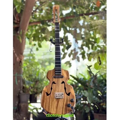 Thai Lao Isan Phin Mandolin Folk Electric Acoustic Music Instrument Teak Wood • $349