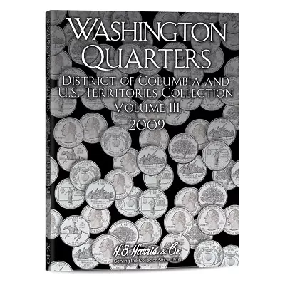 Washington Quarters DC & Territories #3: 2009 - Official Whitman Coin Folder • $5.99