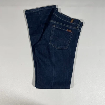 £19.56 • Buy 7 For All Mankind Boot Cut Womens Size 29 Denim Low Rise Jeans
