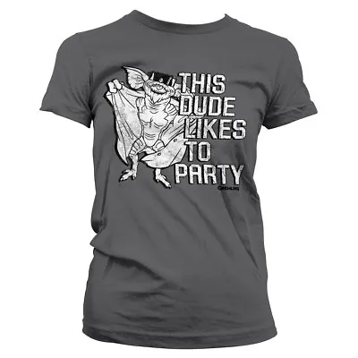 £17.75 • Buy Officially Licensed Gremlins- This Dude Likes To Party Women's T-Shirt (S-XXL)