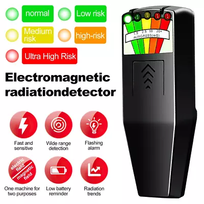 K2 Electromagnetic Field EMF Radiation Tester Gauss Field Detector Equipment LED • $33.95