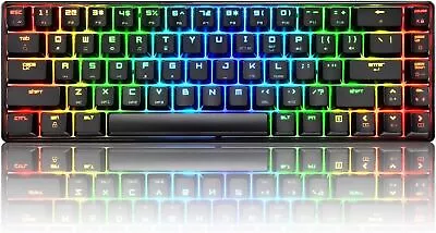 Wired Mechanical Gaming Keyboard RGB Backlit 68 Keys Anti-ghosting For PC Mac • $32.99