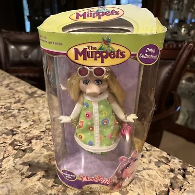 Miss Piggy Muppets Brass Key Porcelain Doll NEW In Damaged Box Doll Is Pristine • $22.99