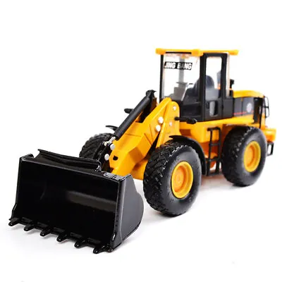 1/60 Loader Tractor Bulldozer Toy Construction Vehicle Diecast Metal Model Toys • £20.72