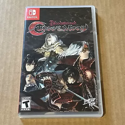 Bloodstained: Curse Of The Moon Nintendo Switch Limited Run Alternate Cover RARE • $89.99