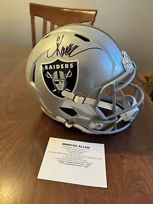 Marcus Allen Full Sized Helmet Autograph • $400