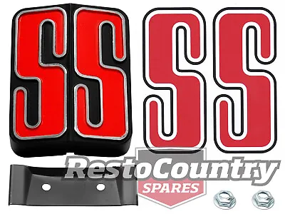 $107.24 • Buy Holden Torana LX 'SS' Grille Emblem Badge + Rear Decal Kit Red Ss Grill Sticker