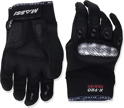 MASSI Mr. Expert Carbon - Voodoo Bicycle Gloves Black Color Size S • $27