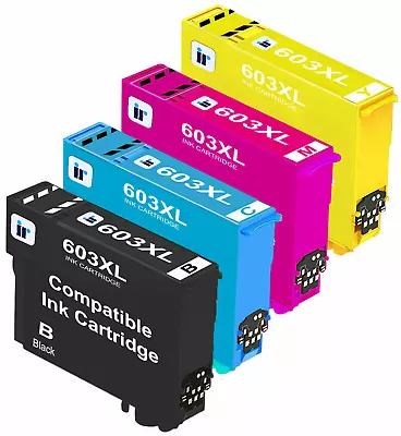 Non-OEM 603XL Ink Cartridges For Use In Epson XP-2100 XP-3100 XP-4105 WF-2830 • £5.82