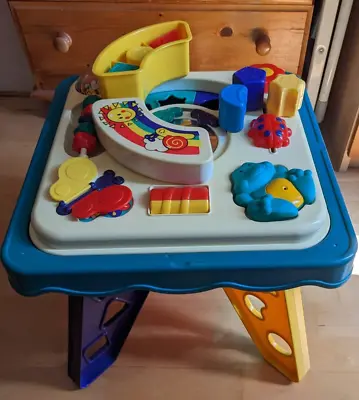 £7 • Buy ELC Big Activity Table: Sensory Rattle Shapesorter Water Or Sand Drawing Board