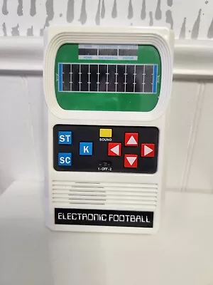 Electronic Football Handheld Game Classic Classics Portable Mattel Sound Tested • $24.95