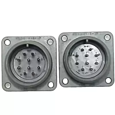 2PK Amphenol MS Military Connector MS3102A-18-1P Open Box Shelf Overstock *Read* • $24.89