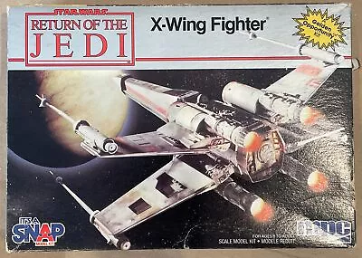 Vintage MPC/ERTL Return Of The Jedi X-Wing Fighter Model Kit Open Box • $20