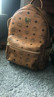 MCM Stark 15 X12 X5  Backpacks - Cognac • $450