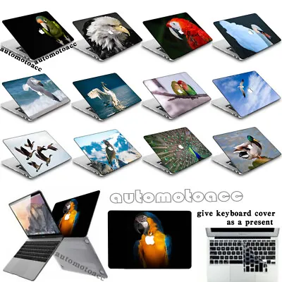 For Macbook M2 Air 13 12 11 Pro 14 15 16 Inch Bird Animals Case +Keyboard Cover • £23.86