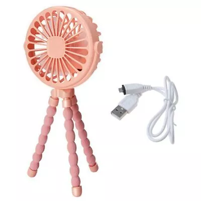 $15.89 • Buy Handheld Fans For Baby Stroller USB Fan With LED Octopus Clip-on Mini Fan