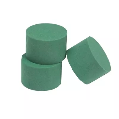 Oasis Wet Foam Cylinders For Fresh Flowers 3pcs Floral Artificial Flower Foam • £5.99