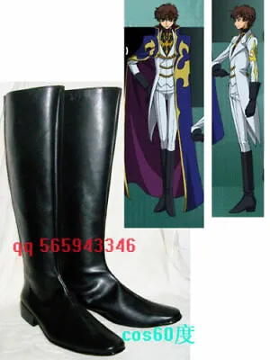 New Code Geass Suzaku Kururugi Lelouch Of The Rebellion Cosplay Boots  • $52.99