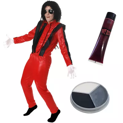 Boys Zombie Jacko Costume Halloween Horror Fancy Dress Childs Dead Music Icon  • £16.99