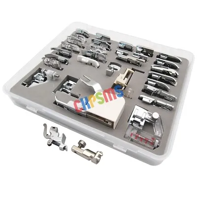 PRESSER FOOT SET (IN TOTAL 32 Pieces) FOR BERNINA OLD STYLE Machine530 730 830+ • $54.99