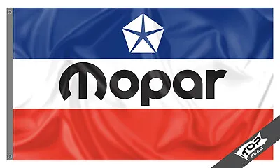 Mopar Flag Banner 3X5 Ft Racing Parts Motor Automobiles • $14.99