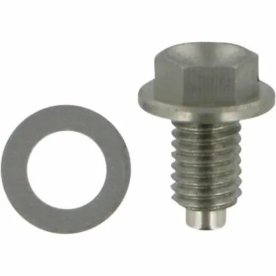 Yamaha YFM350 YFZ350 YFM400 YFM450 Banshee Grizzly Magnetic Drain Plug • £31.99