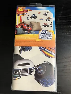 Nickelodeon Blaze & The Monster Machines 28 Peel And Stick Wall Decals • $20