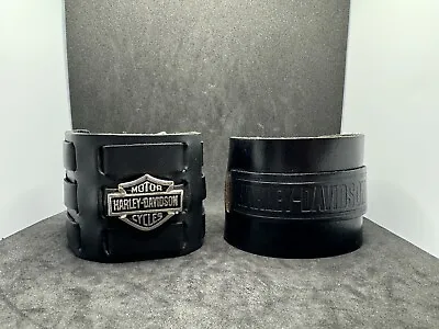 Harley Davidson Leather Bracelet Small- Lot Of 2 • $60
