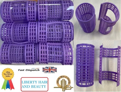 £7.99 • Buy 12X Snap On Magnetic Rollers Curler Hair Wave Set JUMBO 1.5  UK STOCK.