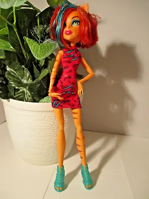 Mattel 2011 Toralei Stripe Tiger Cat Monster High Doll   No Tail   10.5  • $18.30