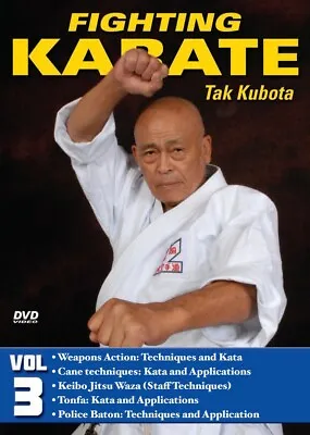 Fighting Karate #3 Weapons Cane Tonfa Keibo Police Baton DVD Takayuki Kubota • $28
