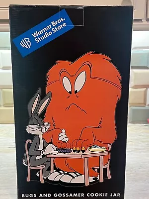 1997 Warner Bros Studio Store Gossamer Bugs Bunny Looney Toons Cookie Jar NIB • $325